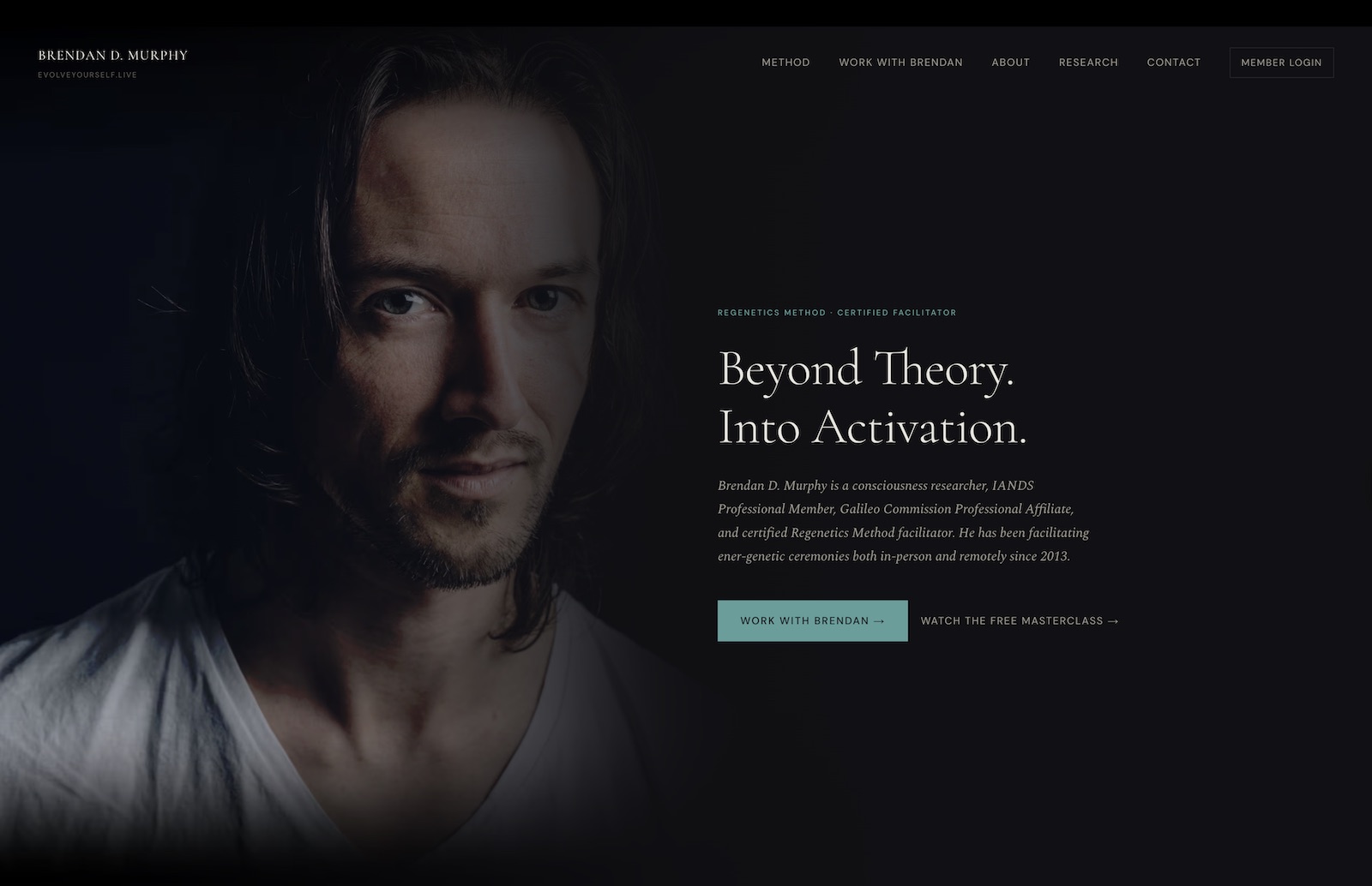 Evolve Yourself website